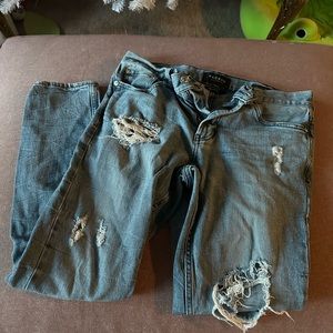 32x30 pacsun light wash ripped men’s skinny jeans